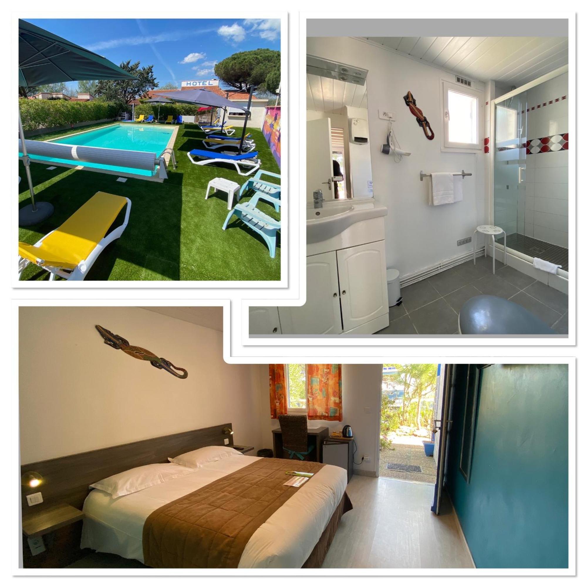 Hotel Des 4 Vents "Esprit Camargue" Aigues-Mortes Dış mekan fotoğraf